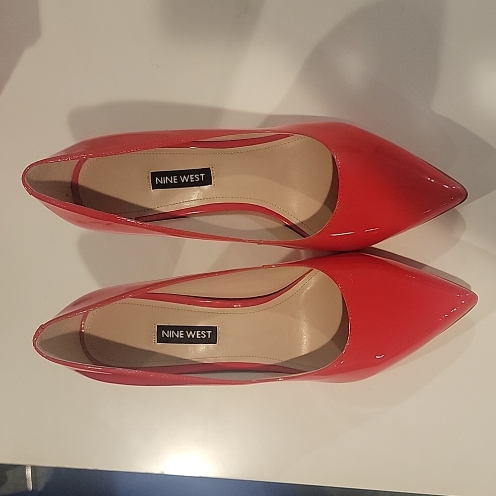 Shoes- pumps by Nine West,  Size 9 M Red
